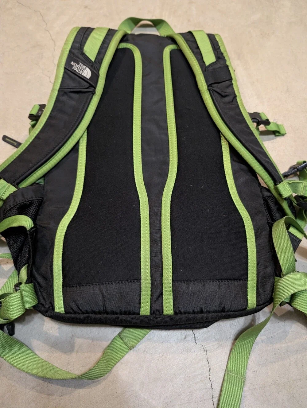 The North Face Green and Black Hot Shot Backpack Daypack